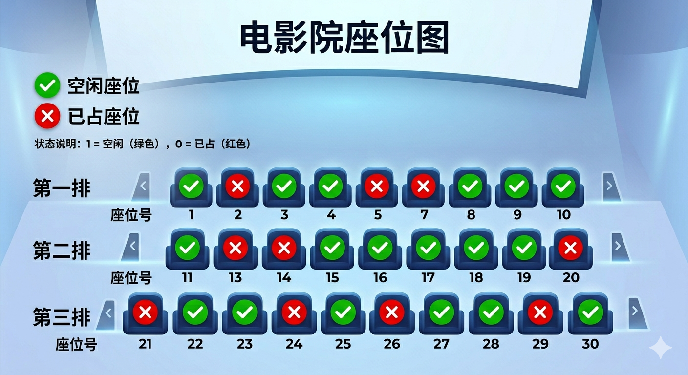 座位预定数据